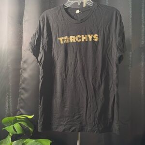 Torchys Gold Letter Tee